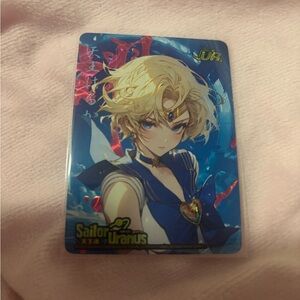Japanese sailor moon sailor Urans shiny card